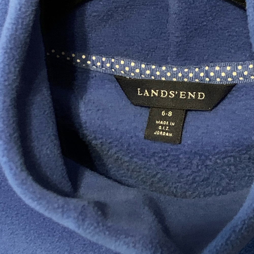 S (6-8) Lands End Ladies fleece layering top - Picture 6 of 6